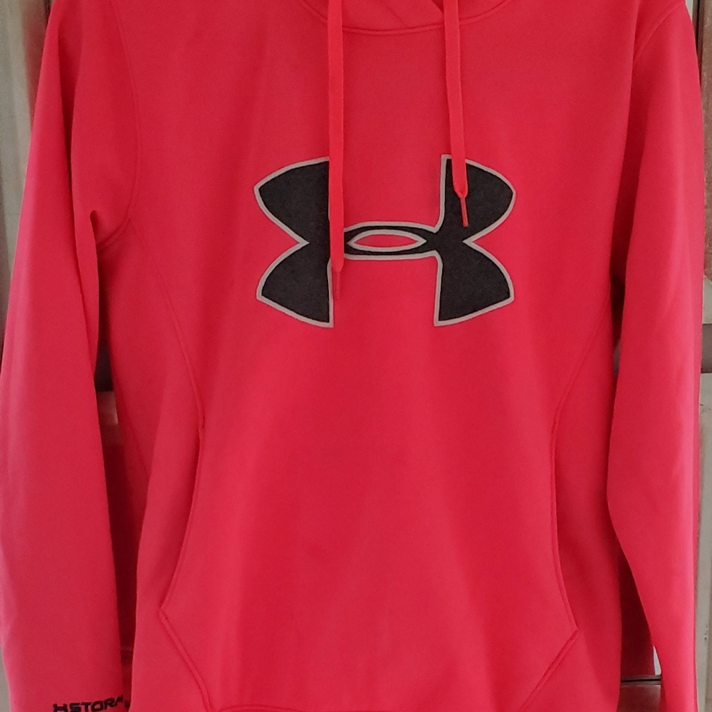 Under Armour Cold Armour Gear  Hot Pink Breast Cancer edition Hoodie. Wo…